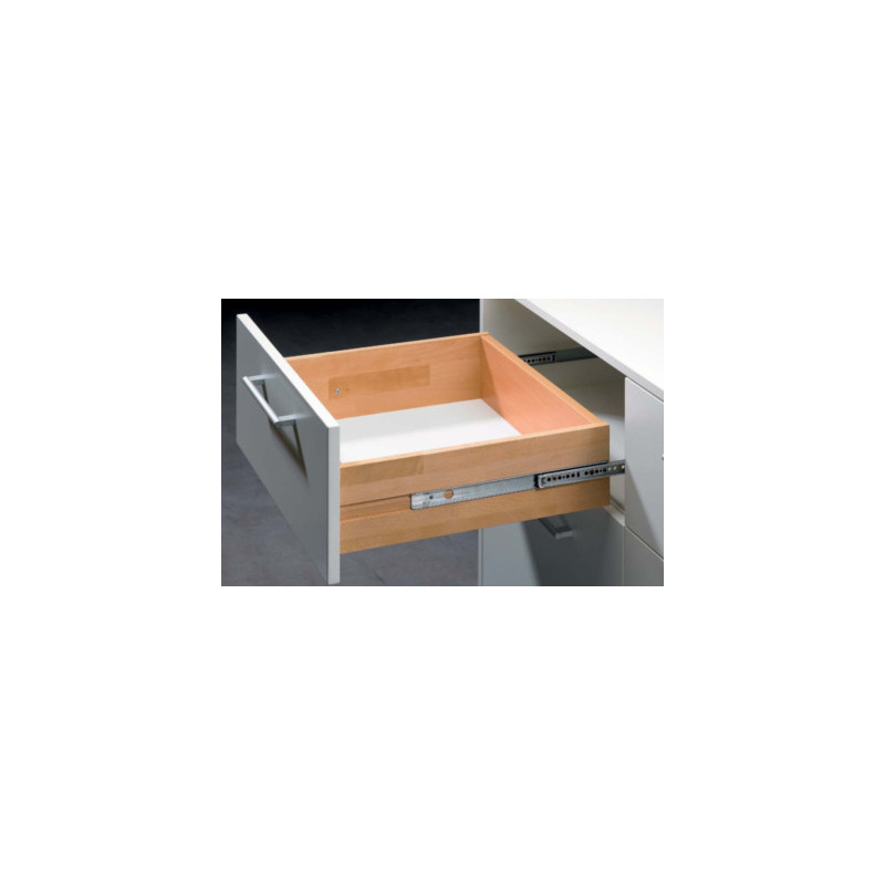 Coulisse sortie totale pour montage en rainure super extension KA 290 - HETTICH