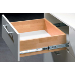 Coulisse à sortie totale pour montage latéral silent system KA 4532 AM - HETTICH