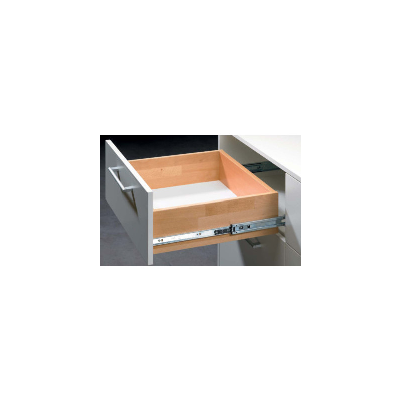 Coulisse à sortie totale pour montage latéral silent system KA 4532 AM - HETTICH