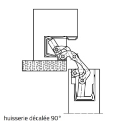 Paumelle invisible TECTUS TE541 3D FVZ - SIMONSWERK