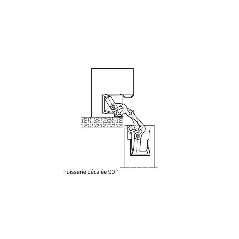 Paumelle invisible TECTUS TE541 3D FVZ - SIMONSWERK
