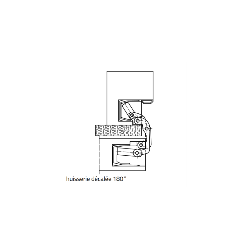 Paumelle invisible TECTUS TE541 3D FVZ - SIMONSWERK