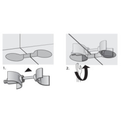 Raccord de plan de travail AVB 5 - HAFELE