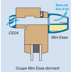 Entrée d'air autoréglable et acoustique MINI ESEA - ANJOS