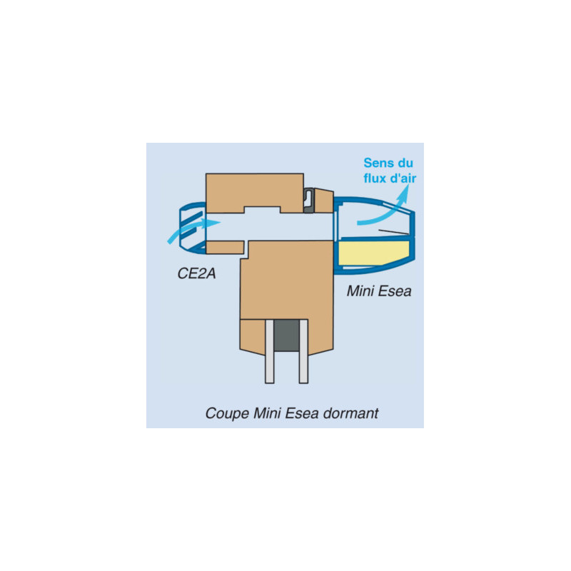 Entrée d'air autoréglable et acoustique MINI ESEA - ANJOS