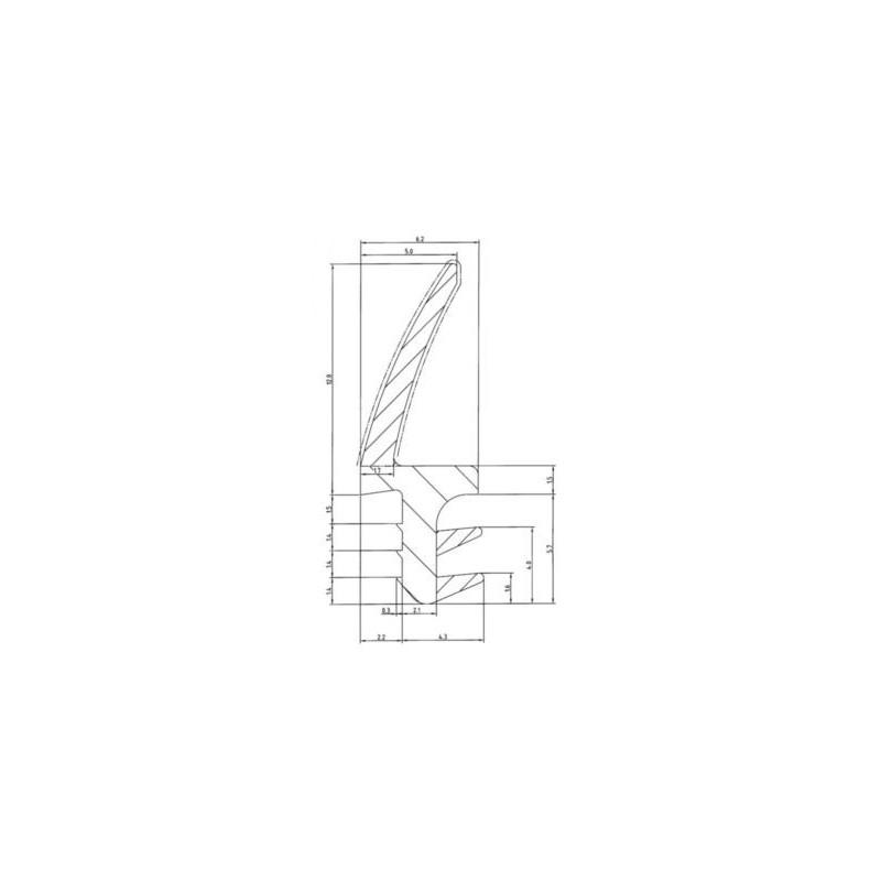 Joint de calfeutrement sur dormant marron L 411 - KISO