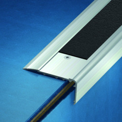 Nez de marche 3 mètres pose rapportée aluminium anodisé - DINAC