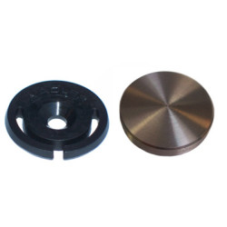 Jeu de 4 rosaces clipsables 25 mm DELRIN - ADLER