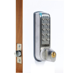 Serrure à code électronique J-TRONIC 35500CS gris métallisé - LOKOD