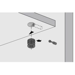 Ferrure excentrique RASTEX 15 - HETTICH