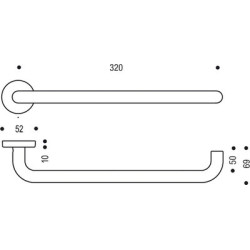 Ensemble sur rosace PMR LINOX - VACHETTE ASSA ABLOY