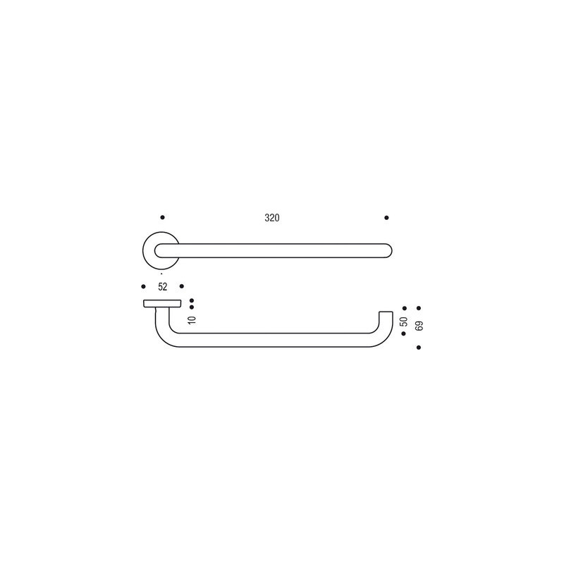Ensemble sur rosace PMR LINOX - VACHETTE ASSA ABLOY