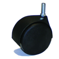 Roulette 2 galets pivotante Ø50 - AVL