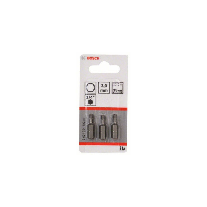Embout de vissage 6 pans 25 mm - BOSCH