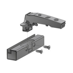 Charnière pour cadre aluminium SENSYS 8638i - HETTICH
