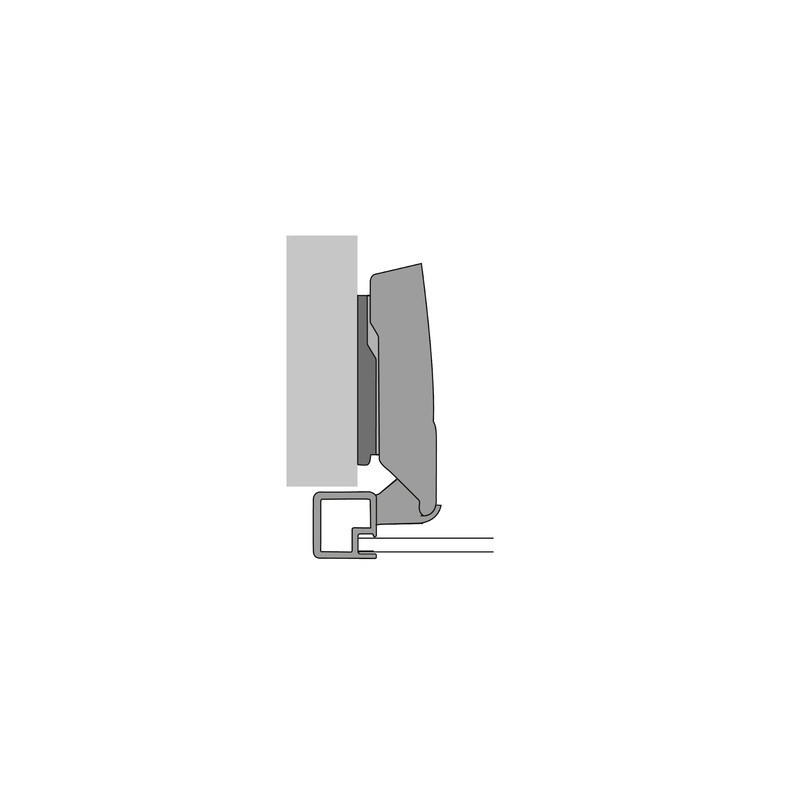 Charnière pour cadre aluminium SENSYS 8638i - HETTICH