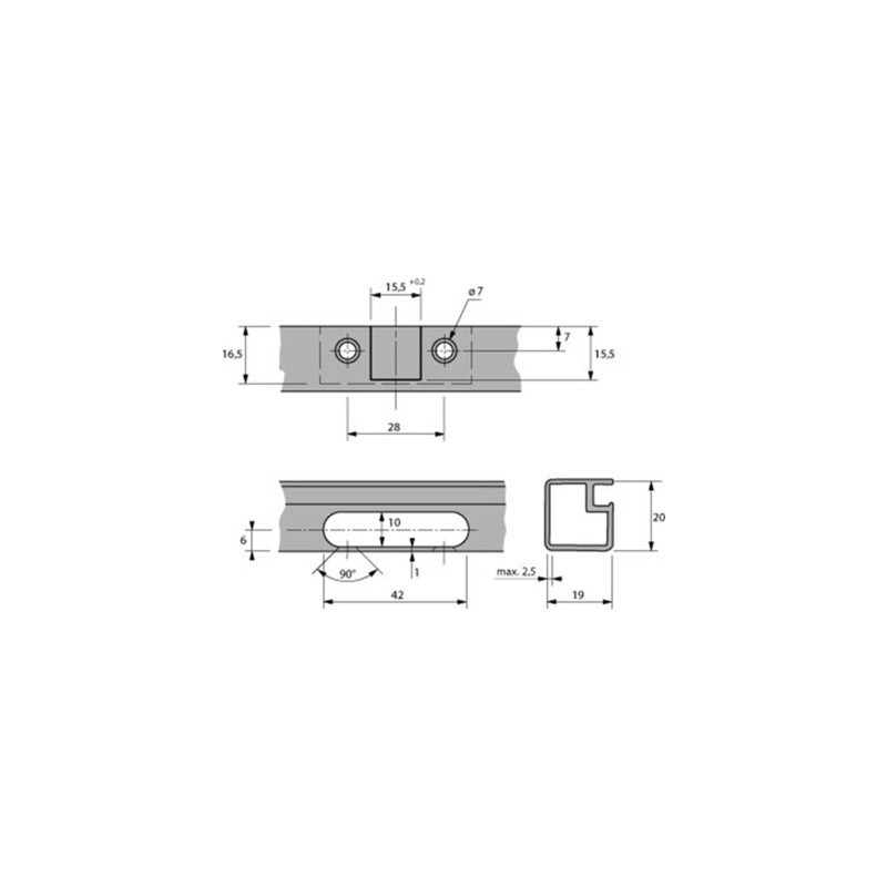 Charnière pour cadre aluminium SENSYS 8638i - HETTICH