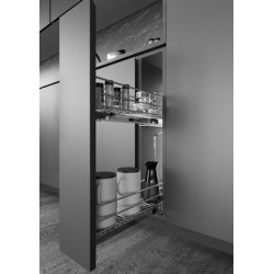 Panier porte bouteilles 2 niveaux - INOXA