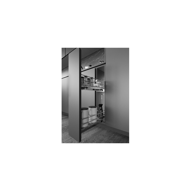 Panier porte bouteilles 2 niveaux - INOXA