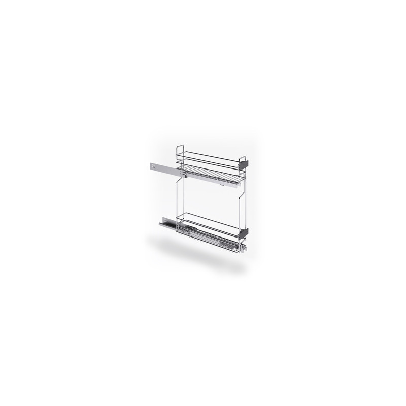 Panier porte bouteilles 2 niveaux - INOXA