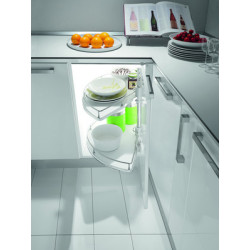 Kit 2 plateaux demi-lune - INOXA