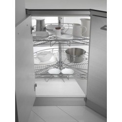 Kit 2 tourniquets ronds 4/4 lune - INOXA