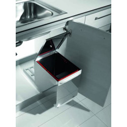 Poubelle coulissante inox - INOXA