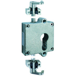 Serrure de meuble pêne dormant espagnolette pour meubles axe 40 mm - HAFELE