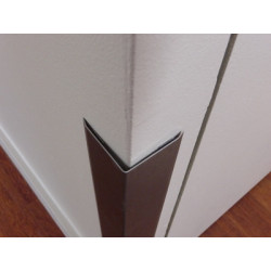 Cornière inox d'angle adhésive à ailes égales - KOUPTOL