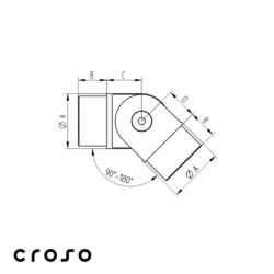 Raccord orientable - CROSO