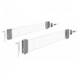 Kit côté de tiroir verre h144 mm DESIGN SIDE ATIRA - HETTICH