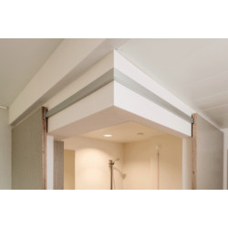 Système pour porte coulissante en applique LINEA - ARLU