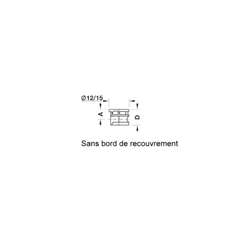 Boîtier de ferrure d'assemblage sans bord MINIFIX 15 - HAFELE