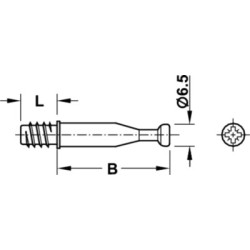 Goujon d'assemblage S300 - HAFELE
