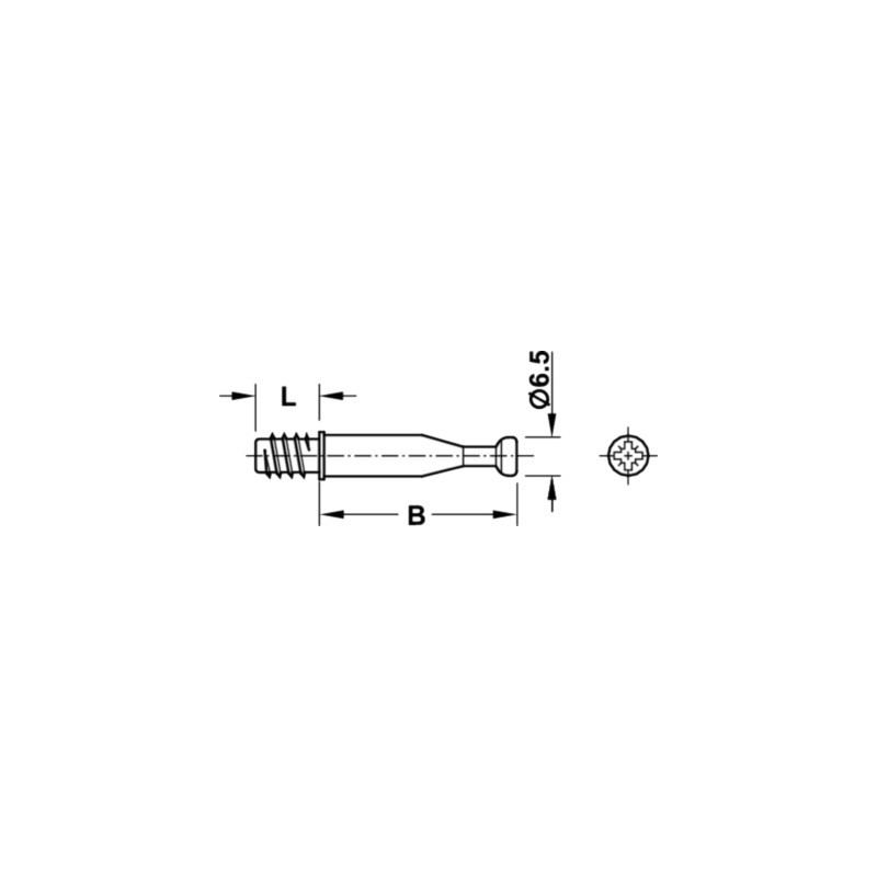 Goujon d'assemblage S300 - HAFELE