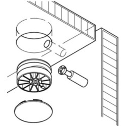 Boîtier de ferrure d'assemblage MAXIFIX - HAFELE