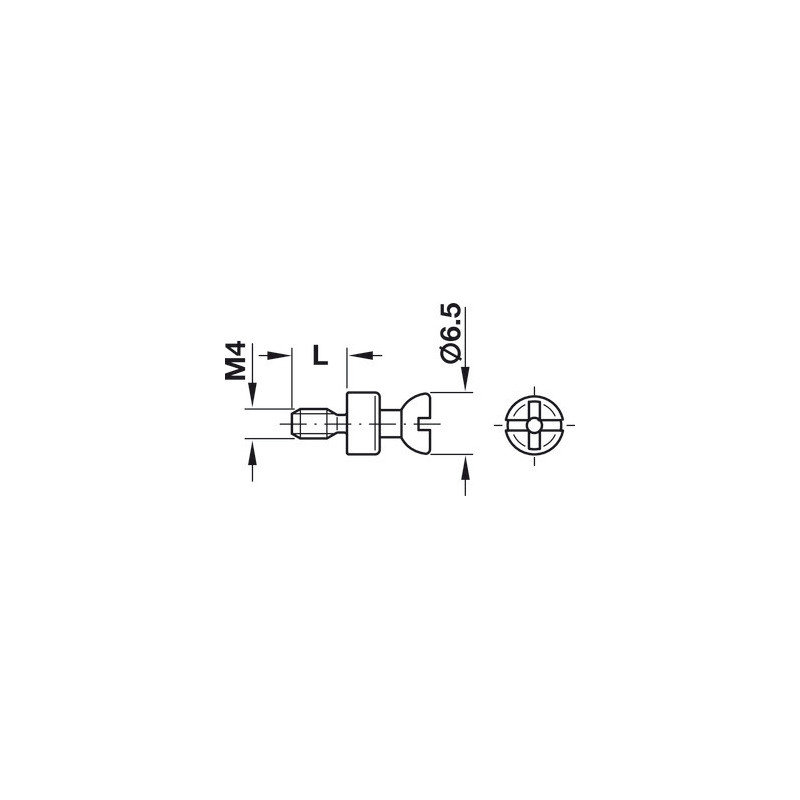 Goujon d'assemblage S20 RAFIX 20 - HAFELE