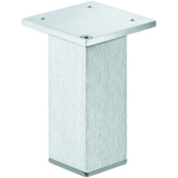 Pied de meuble aluminium carré réglable - HAFELE
