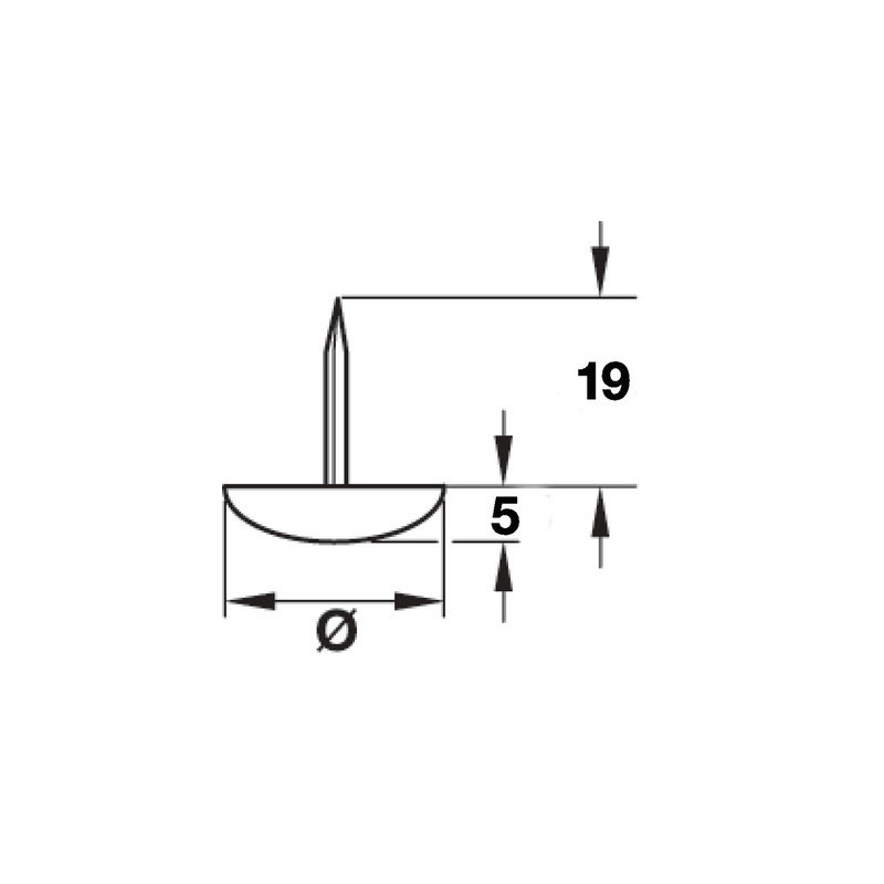Patin de meuble - HAFELE
