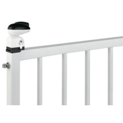 Serrure applique monopoint profil européen portillon piscine TWIST - LOCINOX