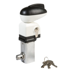 Serrure applique monopoint profil européen portillon piscine TWIST - LOCINOX
