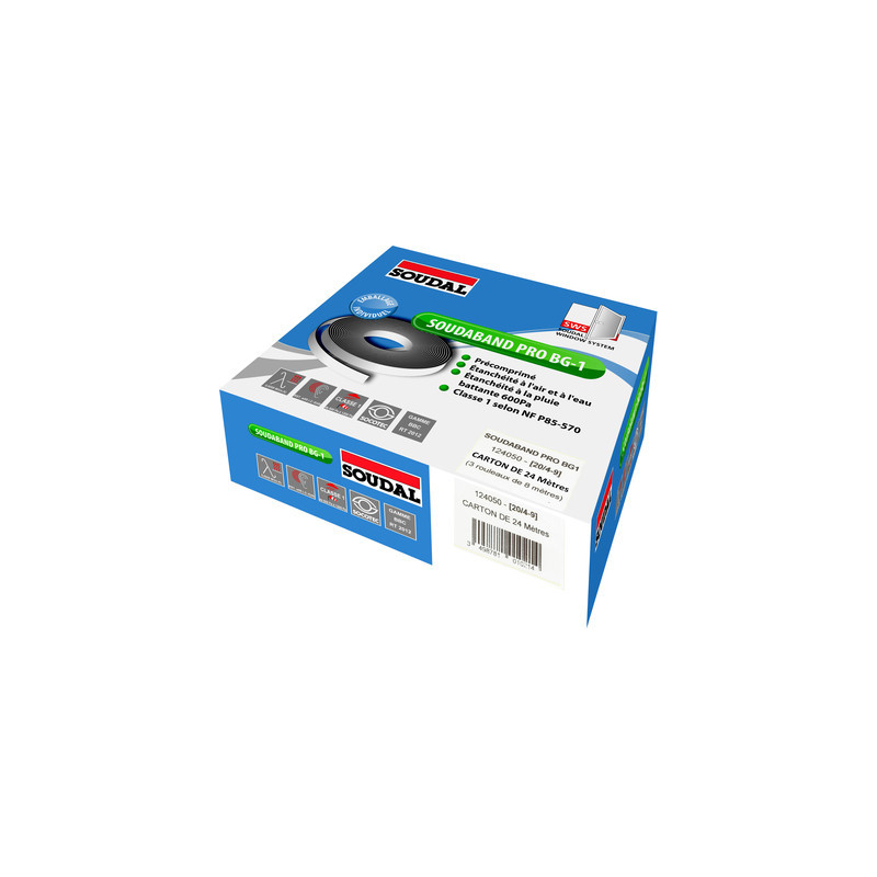 Mousse imprégnée SOUDABAND PRO BG1 - SOUDAL