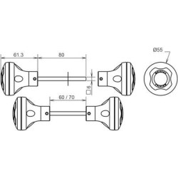 Bouton double KID PROTEC - METALUX