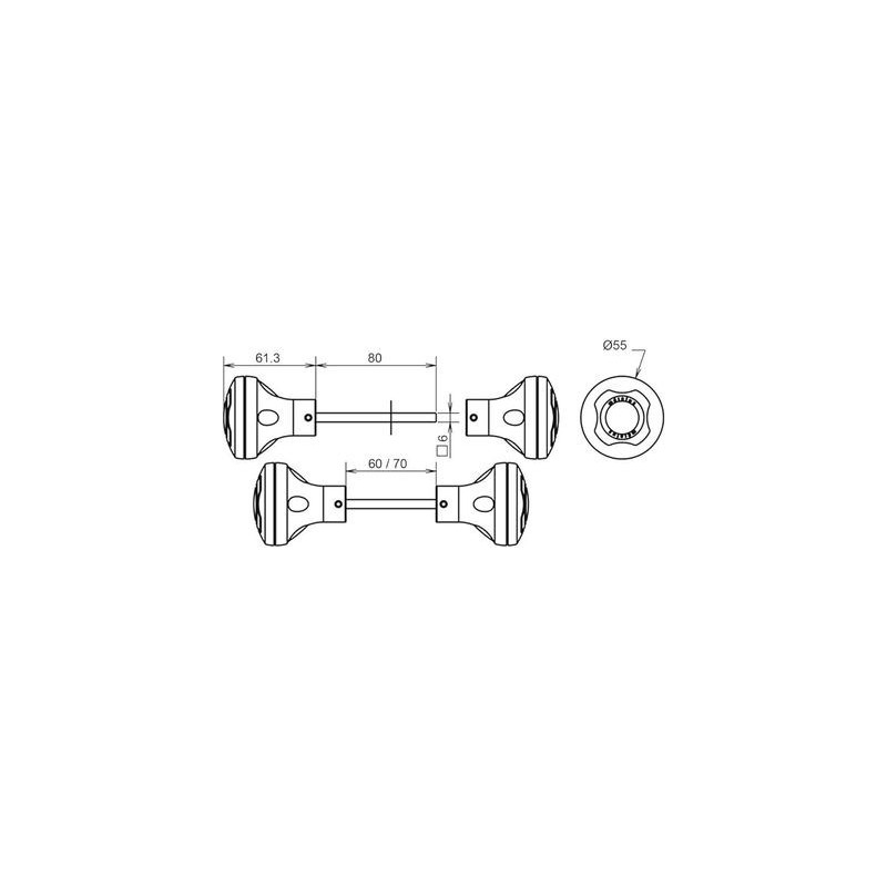 Bouton double KID PROTEC - METALUX