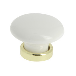 Bouton de meuble porcelaine CHARME - CADAP