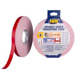 Ruban adhésif double face miroir 19 mm x 25 mètres - HPX