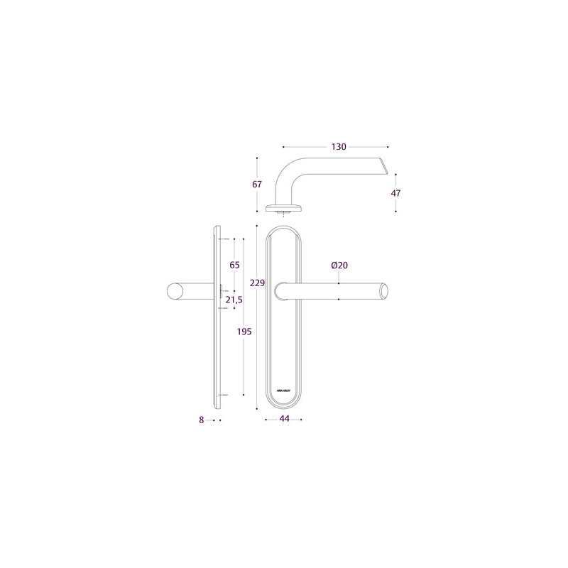 Ensemble sur plaque EA195 VERCY AH200 - VACHETTE