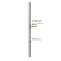 Minibars fenêtre profil européen EMB - MUL-T-LOCK