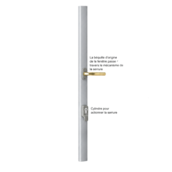Minibars fenêtre profil européen EMB - MUL-T-LOCK