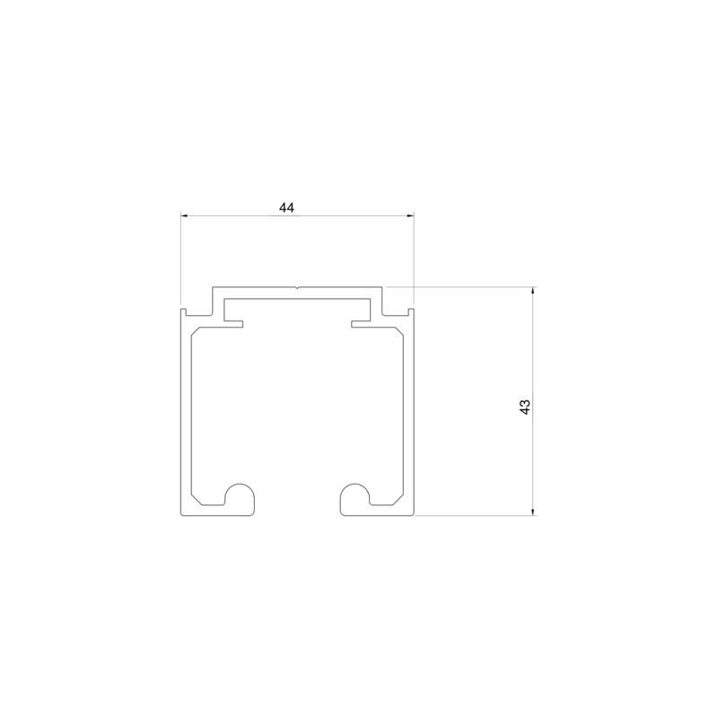 Verrière d'intérieur aluminium en kit - SEED